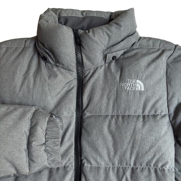 The North Face Down Jacket Women's Size Small Gray Puffer Quilted - Picture 1 of 7